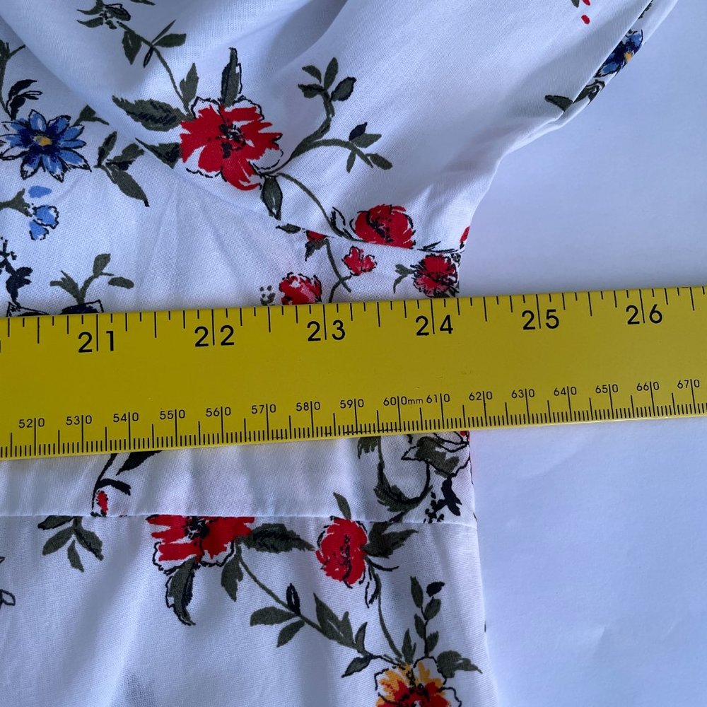 Woman Within Printed Three-Quarter Sleeve Shirt - Picture 10 of 11